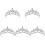 5 Braut Tiara Stirnband Hochzeitskrone 2