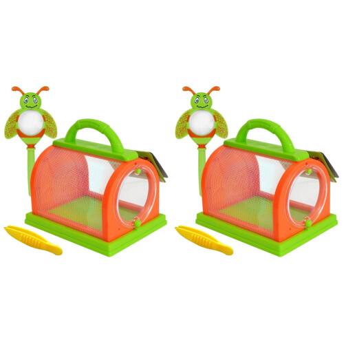 2 Sets Bug Bungalow Insect Catching Kit With Handle For Outdoor Use Ages 3+ 1
