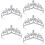5 Braut Tiara Stirnband Hochzeitskrone 10