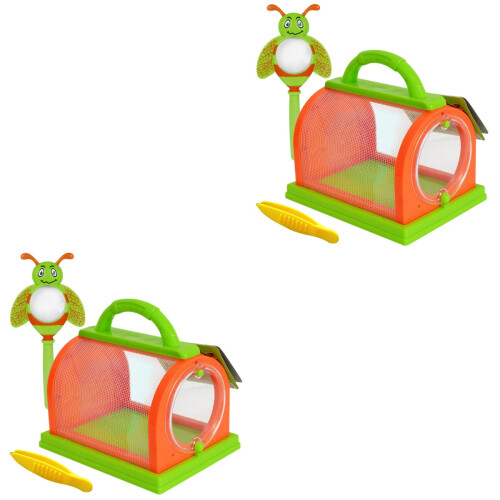 2 Sets Bug Bungalow Insect Catching Kit With Handle For Outdoor Use Ages 3+ 2