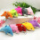 9Pcs Assorted Color Plush Dolphin Pendant Soft Keychain Bag Accessory 10