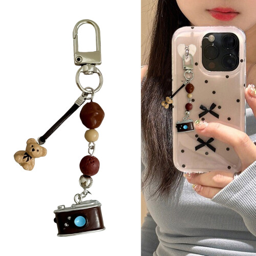 Decorative Camera Charm Phone Strap Keychain-Hanging rope 2