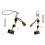 Decorative Camera Charm Phone Strap Keychain-Hanging rope 4