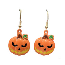 Eye Catching 3D Bat Shape Ear Jewelry Detailed-Pumpkin 2