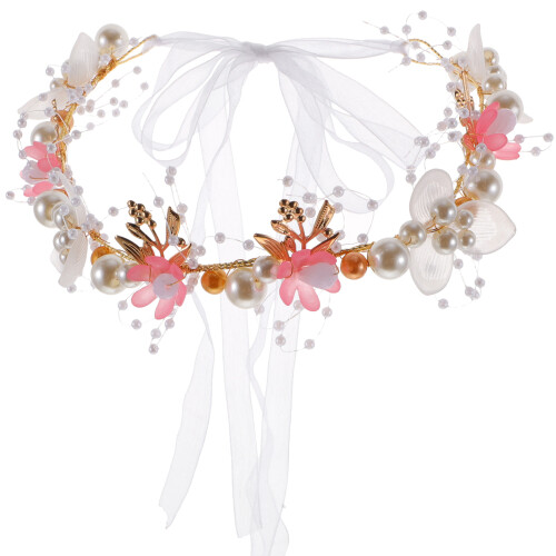 2Stk Perlen Stirnband Für Haarschmuck