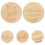 4Stk Baby Wachstumsfeier Karten Robustem Holz Material 10
