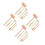 8 Sets Kids Archaeological Digging Kit With Hammer Brush 7