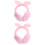 2Pcs Winter Warm Pink Earmuffs Foldable Plush Ear Warmers for Students 5