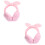 2Pcs Winter Warm Pink Earmuffs Foldable Plush Ear Warmers for Students 6