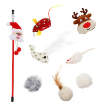 2 Weihnachts Katzenspielzeug, Interaktive Strumpf Für Kätzchen