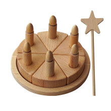 2 Sets Holz Geburtstagsfeier Kuchen Spielzeug Für Jungen