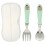 3 Sets Kinder Gabel Tragbares Baby Besteck 11