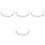 4Teile Perlen-Haaraccessoires Weiß Stirnband 10