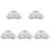 5 Braut Krone Tiara Kopfschmuck 3