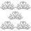 5 Braut Krone Tiara Kopfschmuck 9