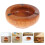 6 Holz Runder Tischaschenbecher Haushalt Retro Einfacher 9