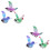 6 Pcs Pulling String Cartoon Animal Toys For Kids Educational Play 6