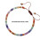 Love Charm Chain Bracelet With Secure-Purple Striped Agate 4