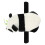 3Stk Stofftier Panda Klatscharmband Plüschspielzeug 3