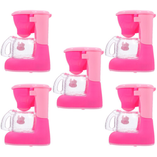 5 Pcs Children'S Mini Home Appliances Simulation Coffee Machine 1