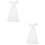 2 Perlen Kurzschleier Haarclip Hochzeitsaccessoire 8