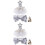 2 Sets Geburtstags-Hundebänder Mit Haarschleife Für -Styling 5