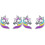 2Paare Ohrringe Ohrstecker Für Party 2