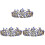 3 Barock Kopfschmuck Haarschmuck 13