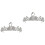 2 Eleganter Haarschmuck Für Silber 4