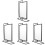 4Stk 20 Cm Doppelseitig Drehbarer Bilderrahmen 2