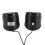 Wired USB 2.0 Computer Speaker 3W Stereo Laptop Sound, Small Black 12