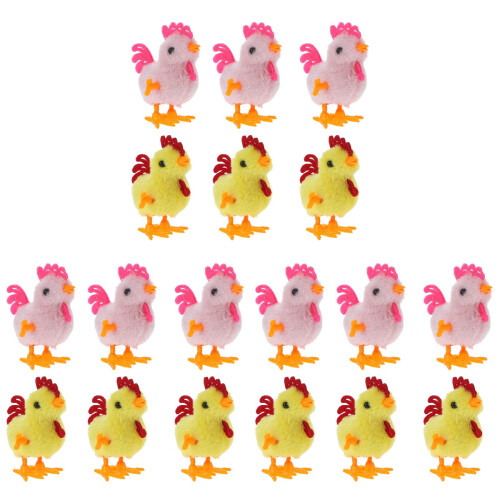 18Stk Kückenform Deko Spielzeug Simulation Für Kinder 2