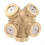 Spray Nozzle 1Pc Adjustable Brass For Misting System 4Hole Fountain Atomization Agriculture Irrigation 1