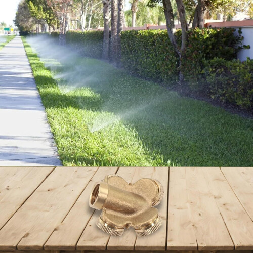 Spray Nozzle 1Pc Adjustable Brass For Misting System 4Hole Fountain Atomization Agriculture Irrigation 2