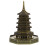 2 Mini- -Statue Legierung Mit Blumendraht 1