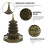 2 Mini- -Statue Legierung Mit Blumendraht 8