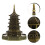 2 Mini- -Statue Legierung Mit Blumendraht 5