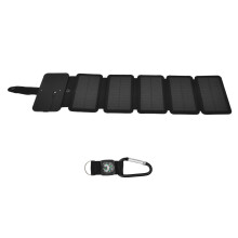 Batería externa solar para uso en exteriores, cargador solar para exteriores de carga rápida, cargador solar para teléfono con linterna LED para