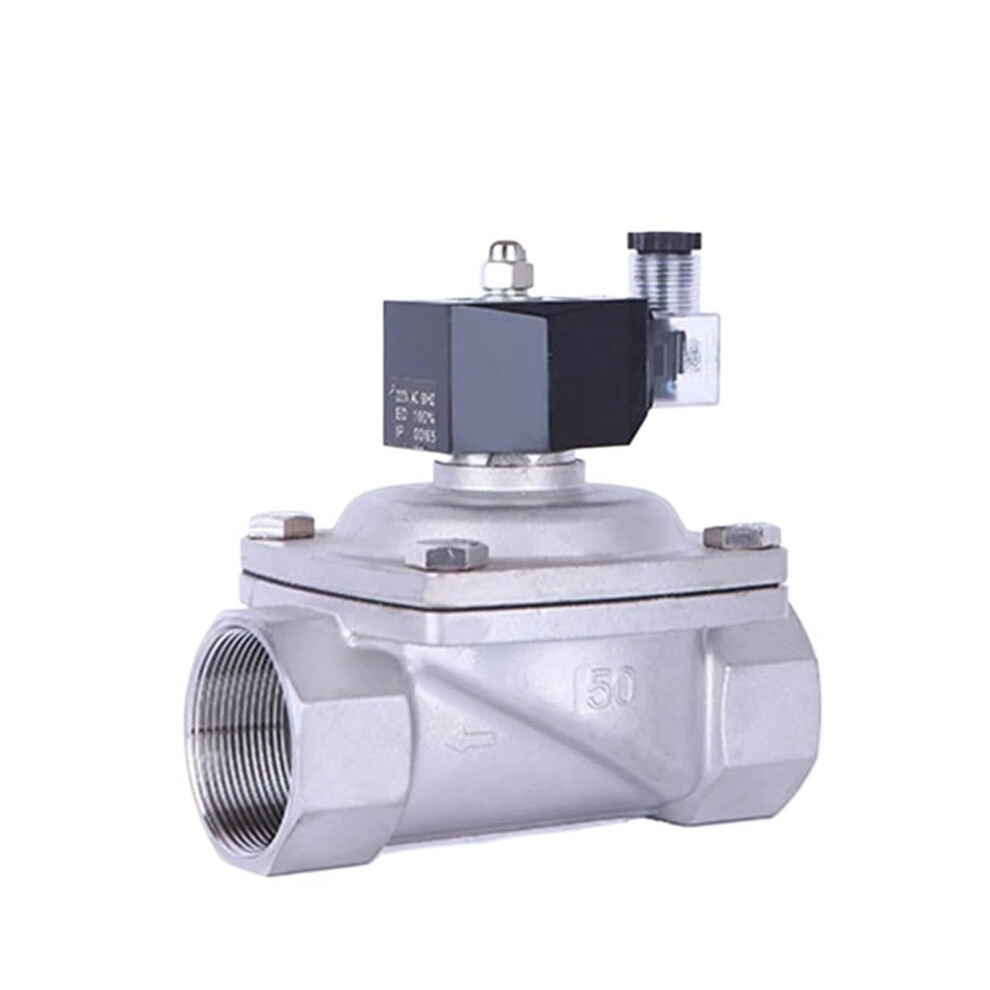 2' Npt Solenoid Water Valve 12V 2Way Normally Closed Stainless Steel Bsp 120Vac 9105992521708