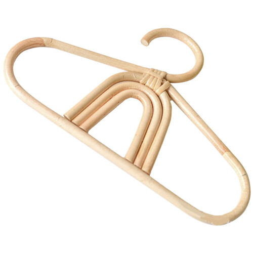 4Stk Rattan Kinder Kleiderbügel Set 2