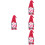 4Stk Gnome Puppe Rudolph Muttertag 7