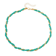 Stylish Alloy Crystal Necklace Versatile Design For Gift-ZW2340