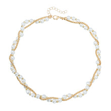 Collier en cristal superposé élégant, conception à -ZW2345