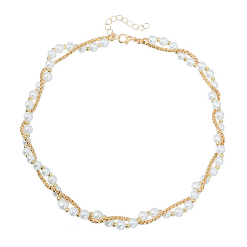 Collier en cristal superposé élégant, conception à-ZW2345