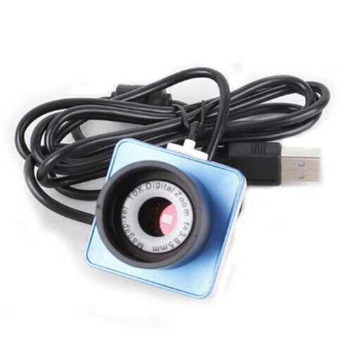 Microscope Accessories 1.25Inch USB Eyepiece Camera, 800,000Pixel Electronic Eyepiece, Durable USB Interface