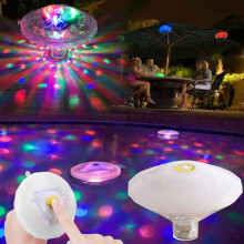 Luce LED subacquea per vasca da bagno, impermeabile, che dona vita alla tua piscina o vasca da bagno con comodo pulsante di accensione/spegnimento e