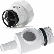 Kit de repuesto para sistemas de limpieza de piscinas, desconexión rápida y válvula de alivio de presión, conexión universal para pared