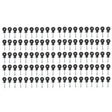 100Set Elektrische Zaun Isolator Eisen Post
