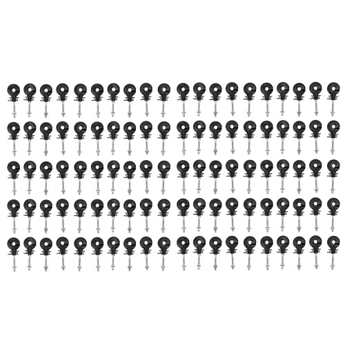 100Set Elektrische Zaun Isolator Eisen Post