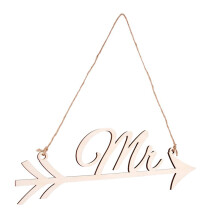 2Stk. Paar Mr & Mrs Schild Hochzeit Wohnungsdekoration